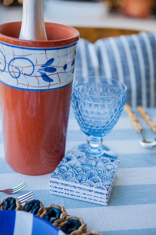 Square ceramic drink coasters