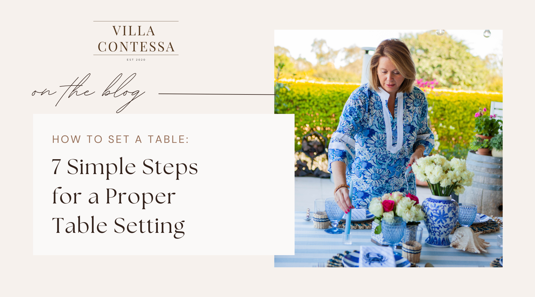 How to Set a Table: 7 Simple Steps for a Proper Table Setting | Villa ...