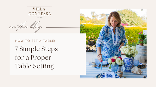 How to Set a Table: 7 Simple Steps for a Proper Table Setting