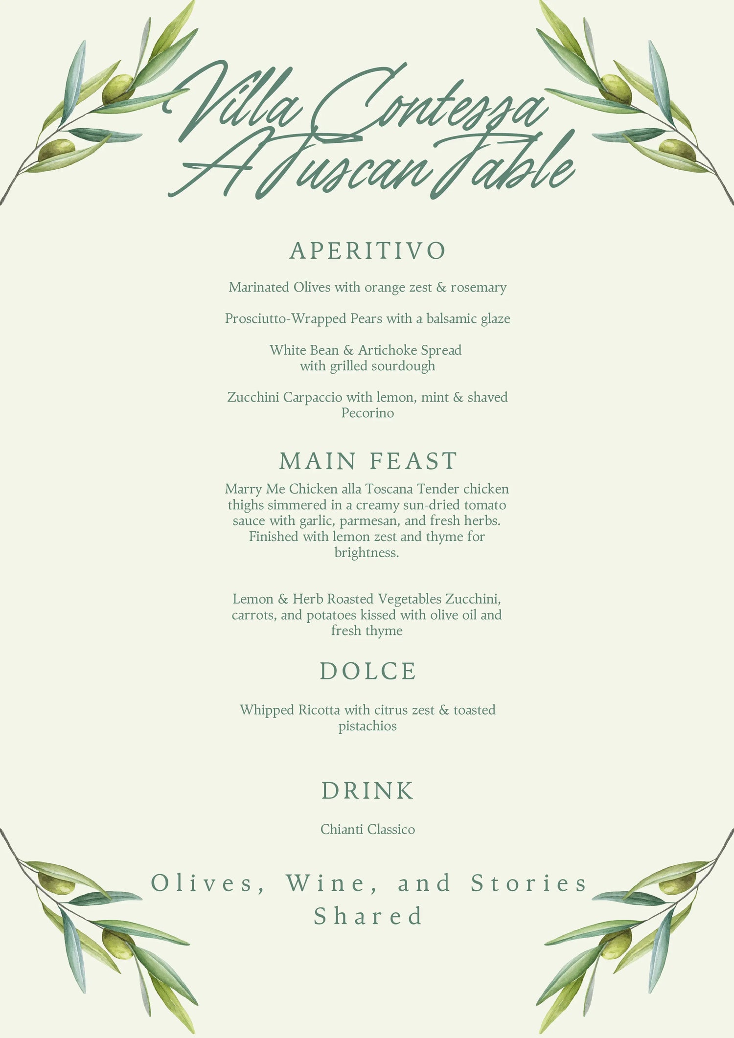 Tuscan Table