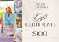 Villa Contessa Gift Certificate