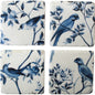 Coasters S/4 Blue Birds