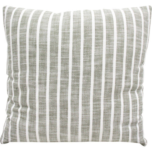 Harbour Stripe Olive Cushion