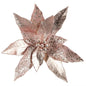 pink poinsettia christmas decoration