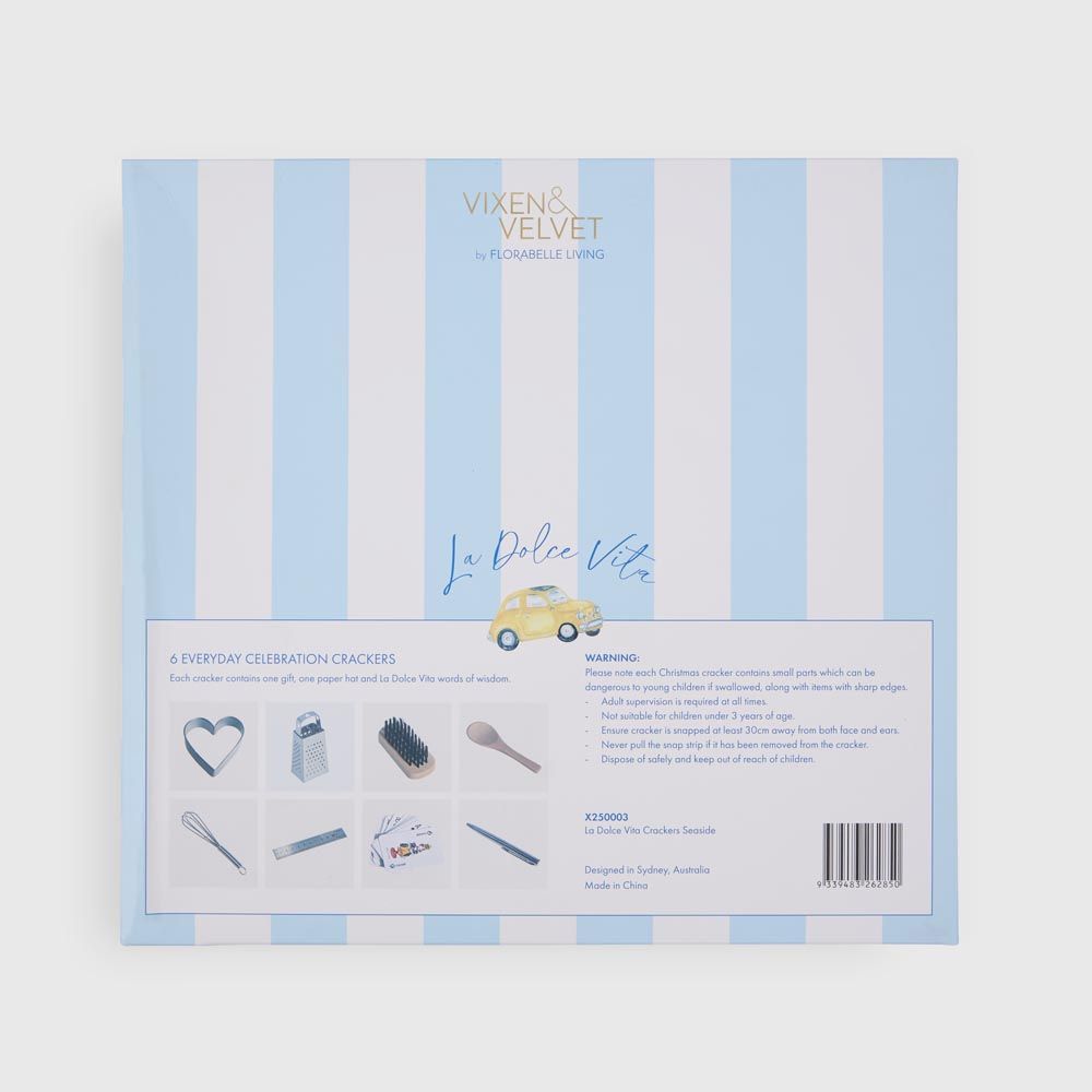 La Dolce Vita seaside crackers