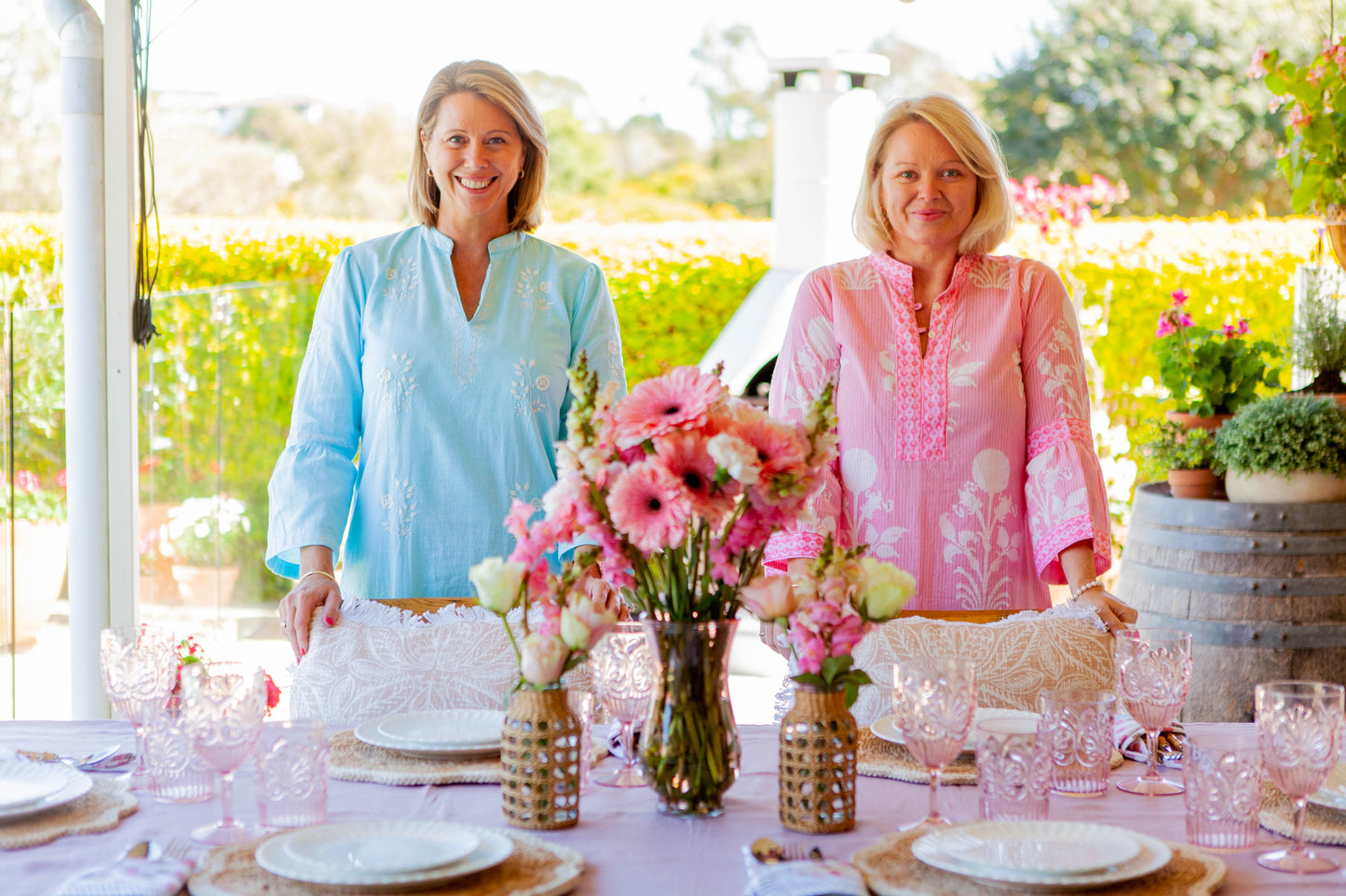 Patina Fringe Tablecloth Primrose