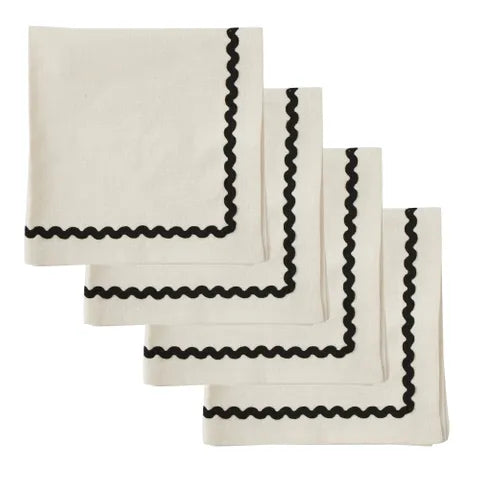 Orla Ivory Cotton Napkins Set