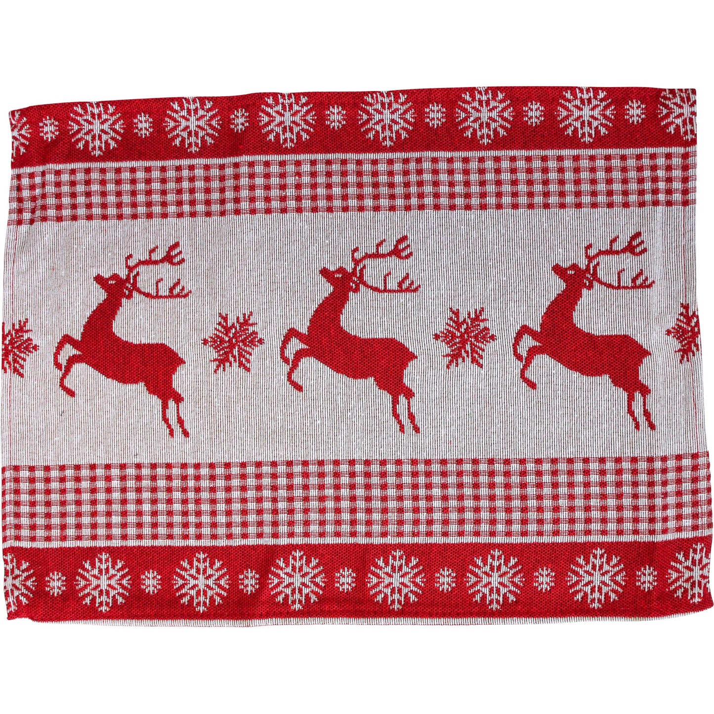 Placemat Prancing Reindeer Set of 6