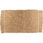 Rectangle fringe natural placemat