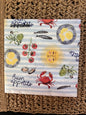 Sicily multi print paper napkins
