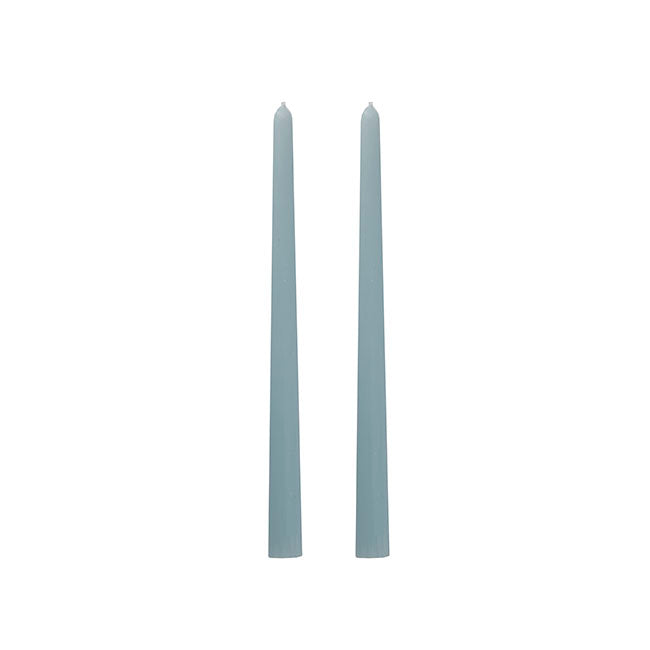 blue dinner candle