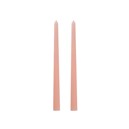 pink dinner candle