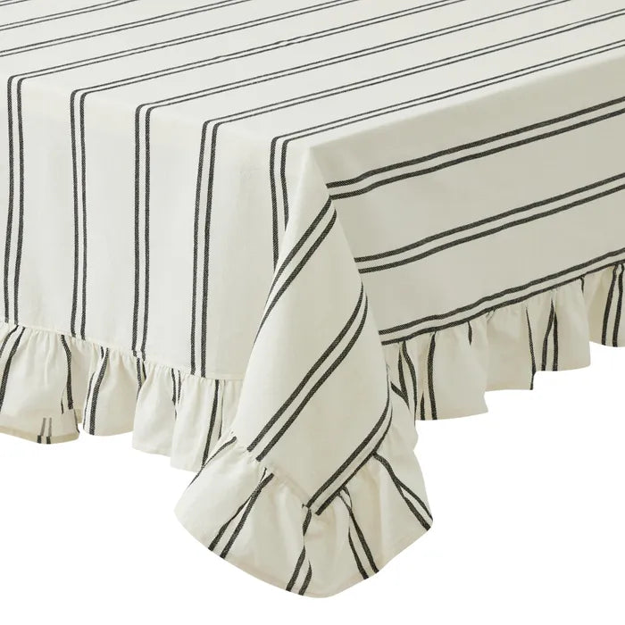 Sofia Ivory Cotton Tablecloth