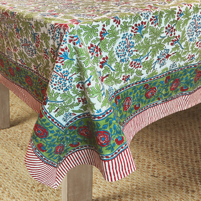 tableau joy christmas table cloth