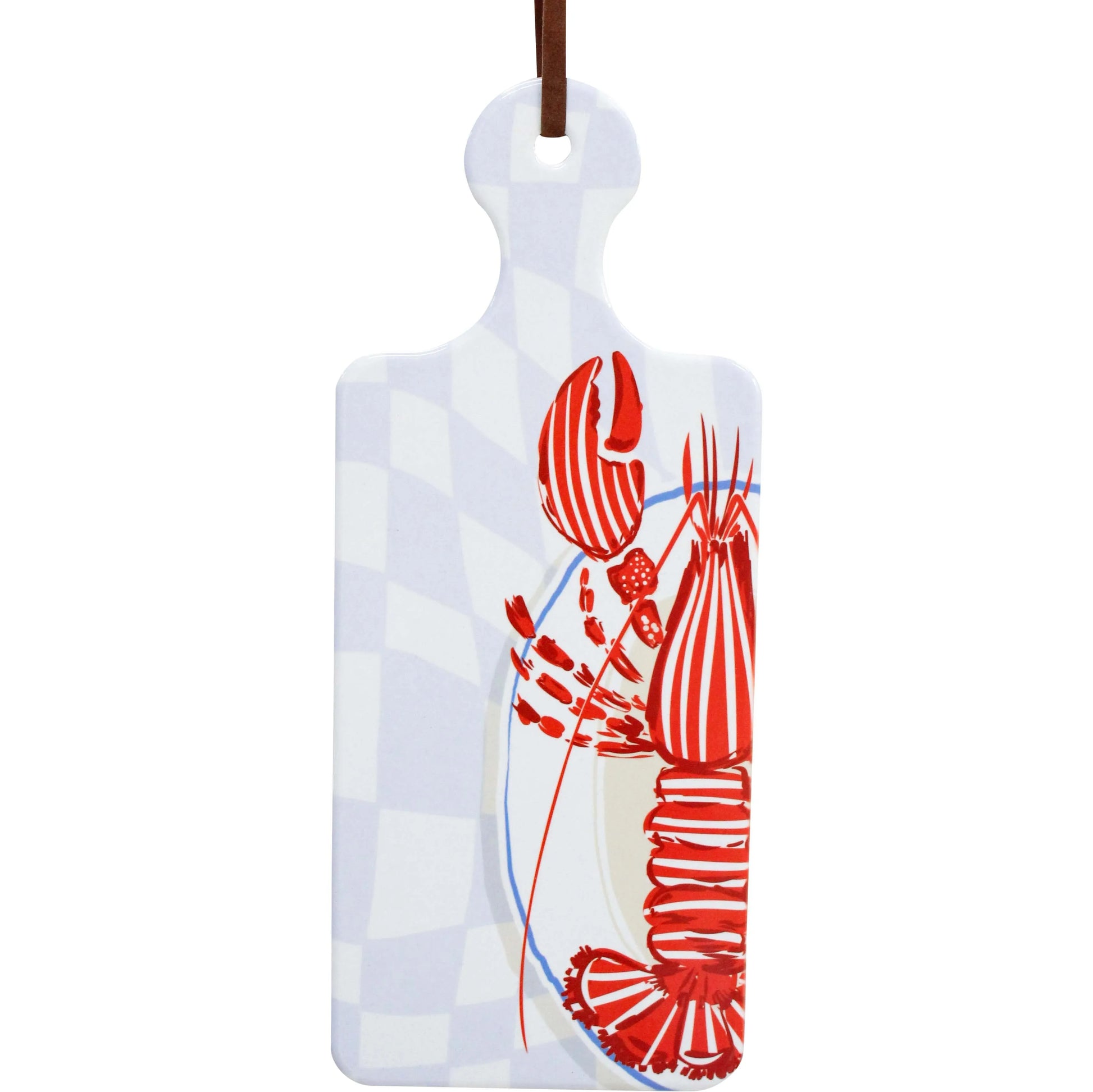Rectangle Trivet with Lobster print